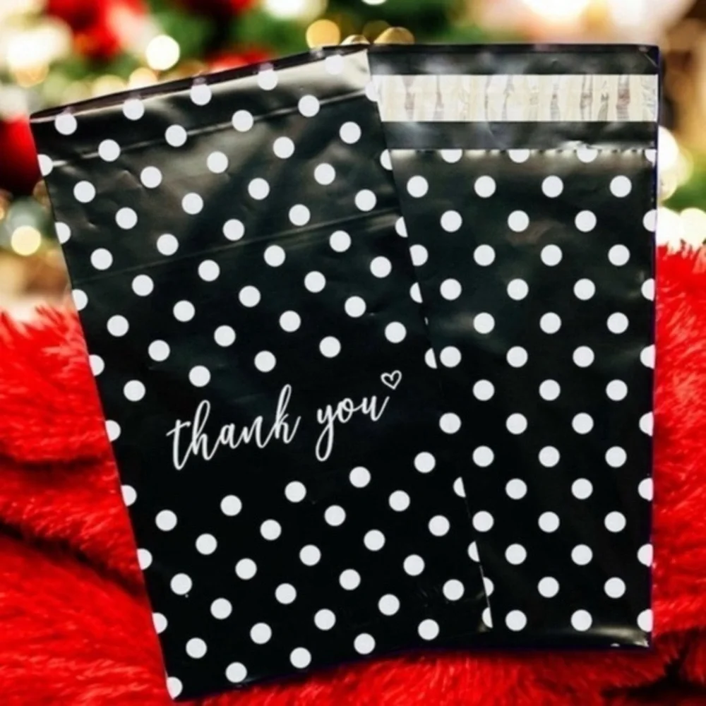 (10) 6x9 Thank you Poly Mailers